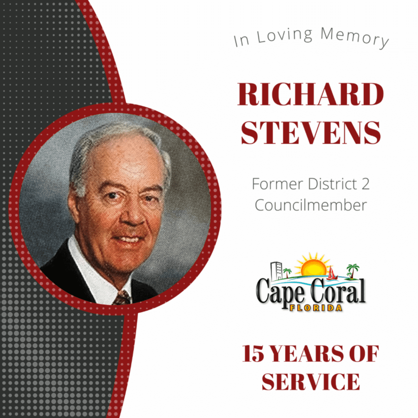 Cape Coral honors life of former councilmember Richard Stevens News